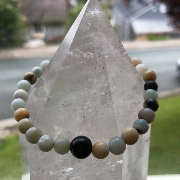 • Amazonite + Shungite • - Picture 3 of 5